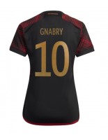Saksa Serge Gnabry #10 Vieraspaita Naisten MM-kisat 2022 Lyhythihainen